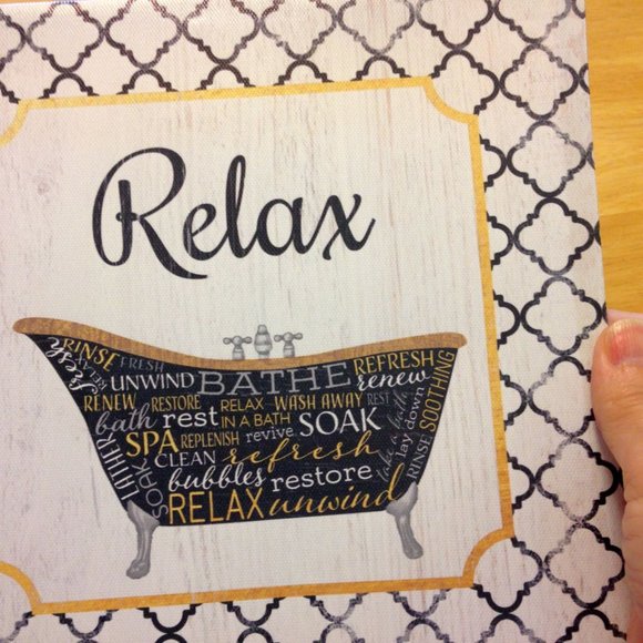 Bathroom decor / spa wall art decor  bundle, new - Picture 4 of 5